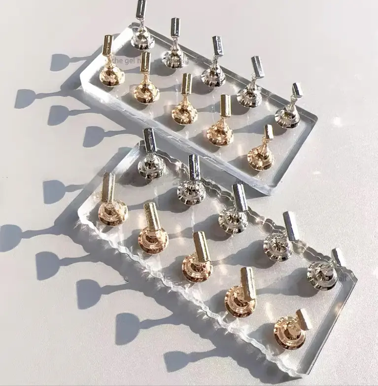 Transparent Acrylic Nail Art Practice Stand
