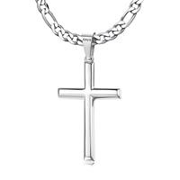Figaro Chain - Slim Bevel Edge Cross