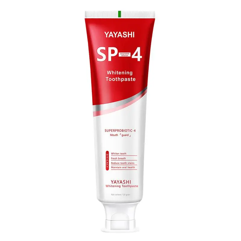 YAYASHI SP-4 Pro-Whitening Toothpaste Anti-Yellowing with Probiotics Stronger Results Mint Freshness Enamel-Safe Formula Oral Care