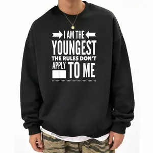 Comfortable Long Sleeve Sweatshirt – Youngest Sibling Gift to Cherish