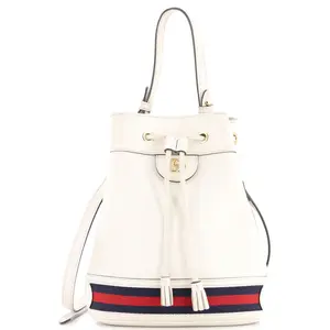 Pre-owned GUCCI material Bucket Bags Ophidia Bucket Bag Leather Small by Rebag