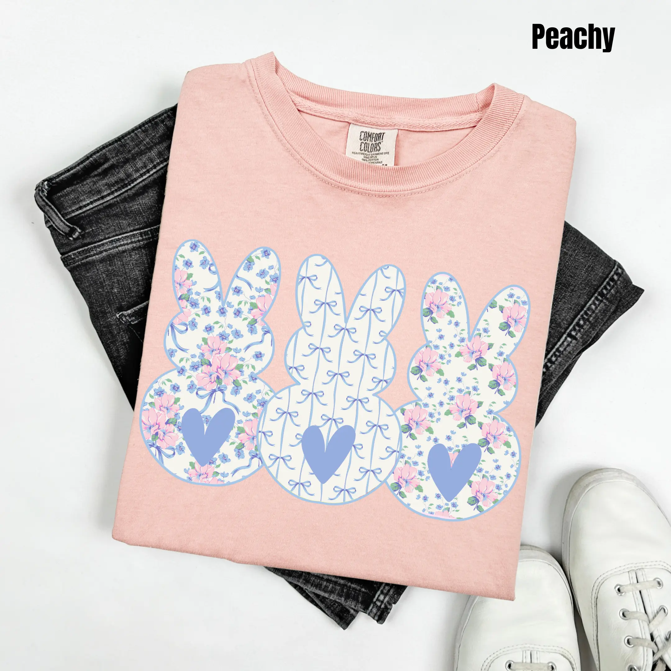 Preppy Bunny Trio Comfort Colors T-Shirt 'NLB'
