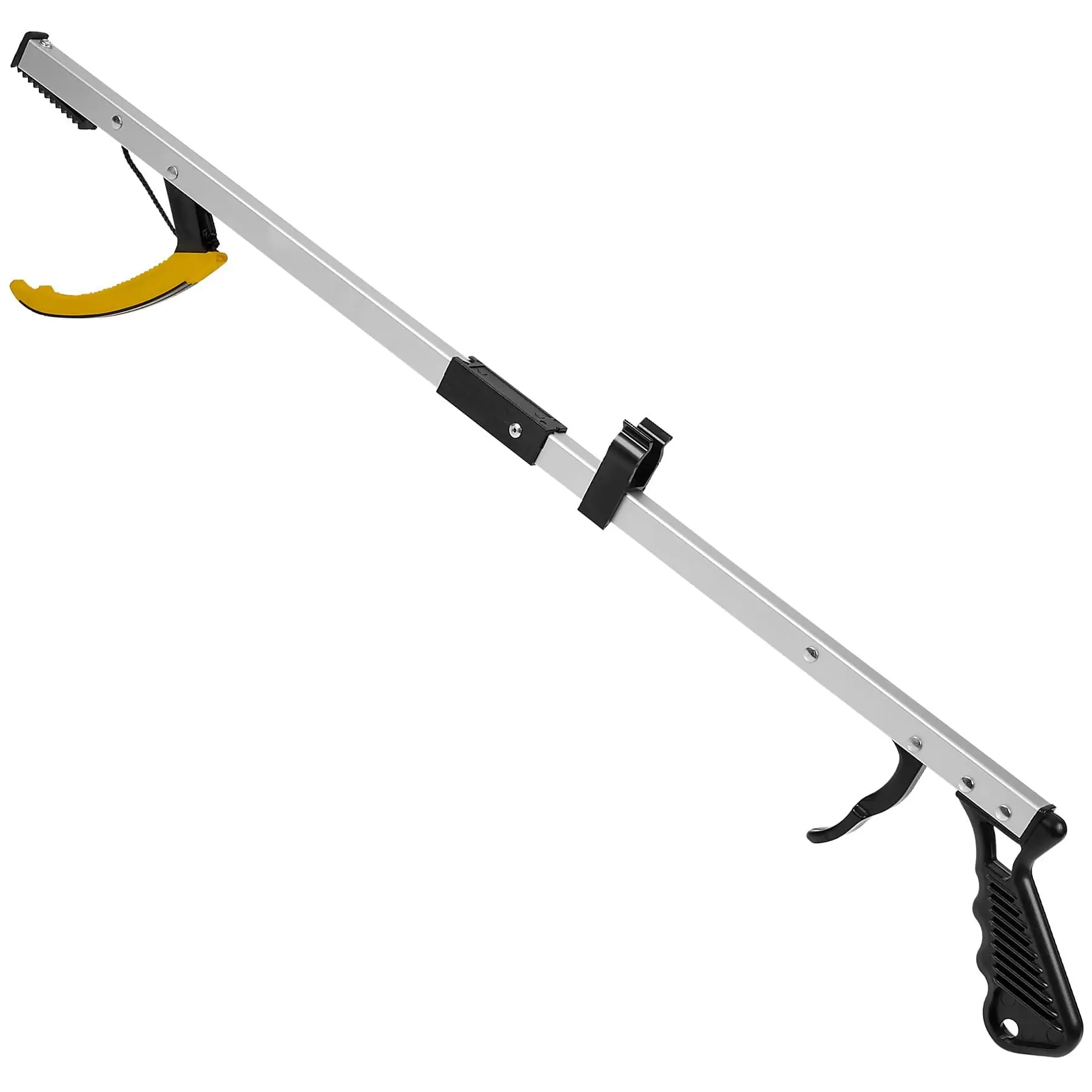 MEDca Reacher Grabber Pickup Tool - Wide Claw Arm Gripping Device with Magnetic Tip, Lightweight & Durable, Indoor and Outdoor Extender Reaching Mobility Aid, Trash Picker