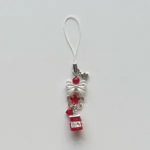 strawberry jam + red glass heisei retro dtdeco juminocore kawaii phone / bag charm <3