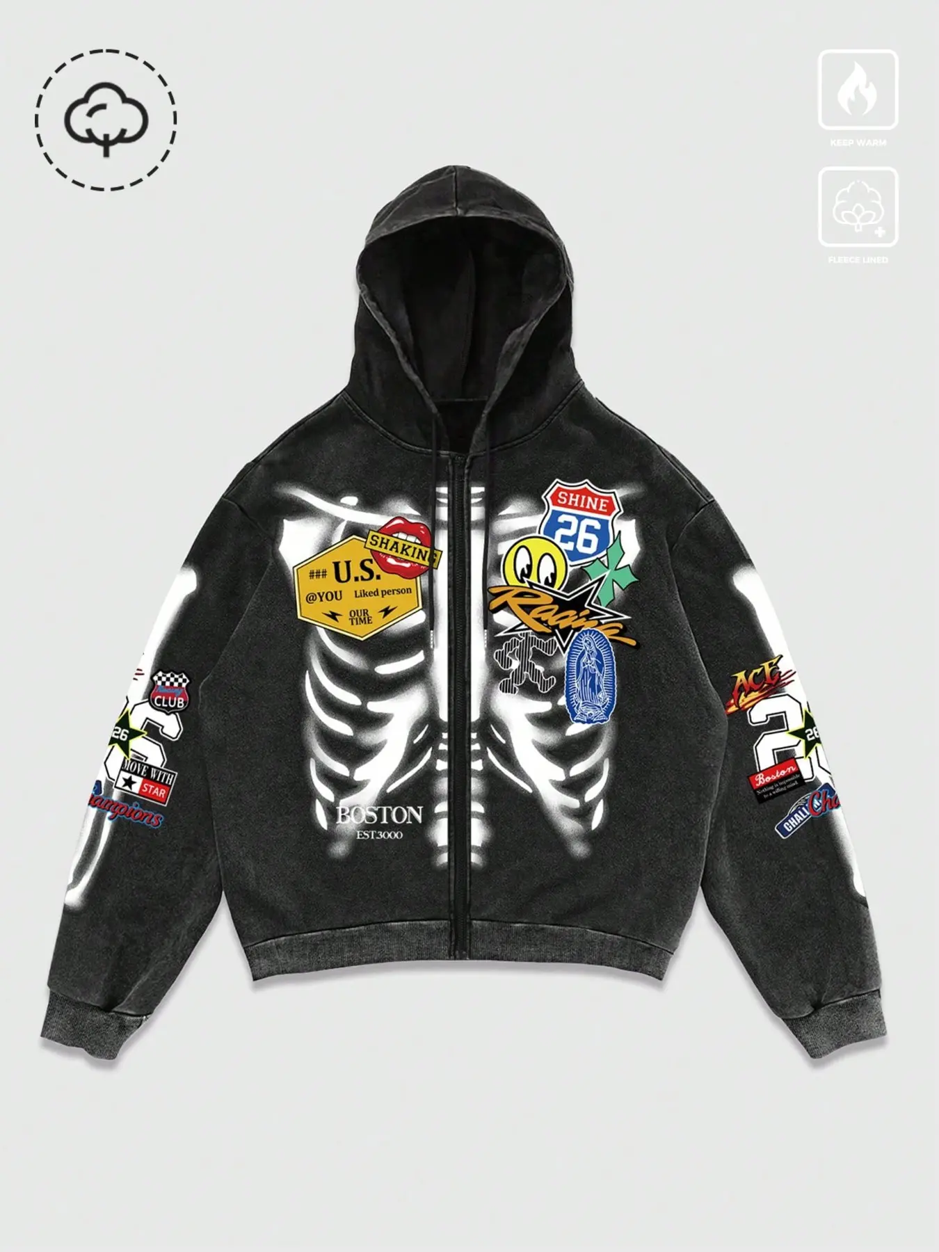 おまけ付き　everyone optimal jacket lil uzi vert meowth jacket - TikTok Shop