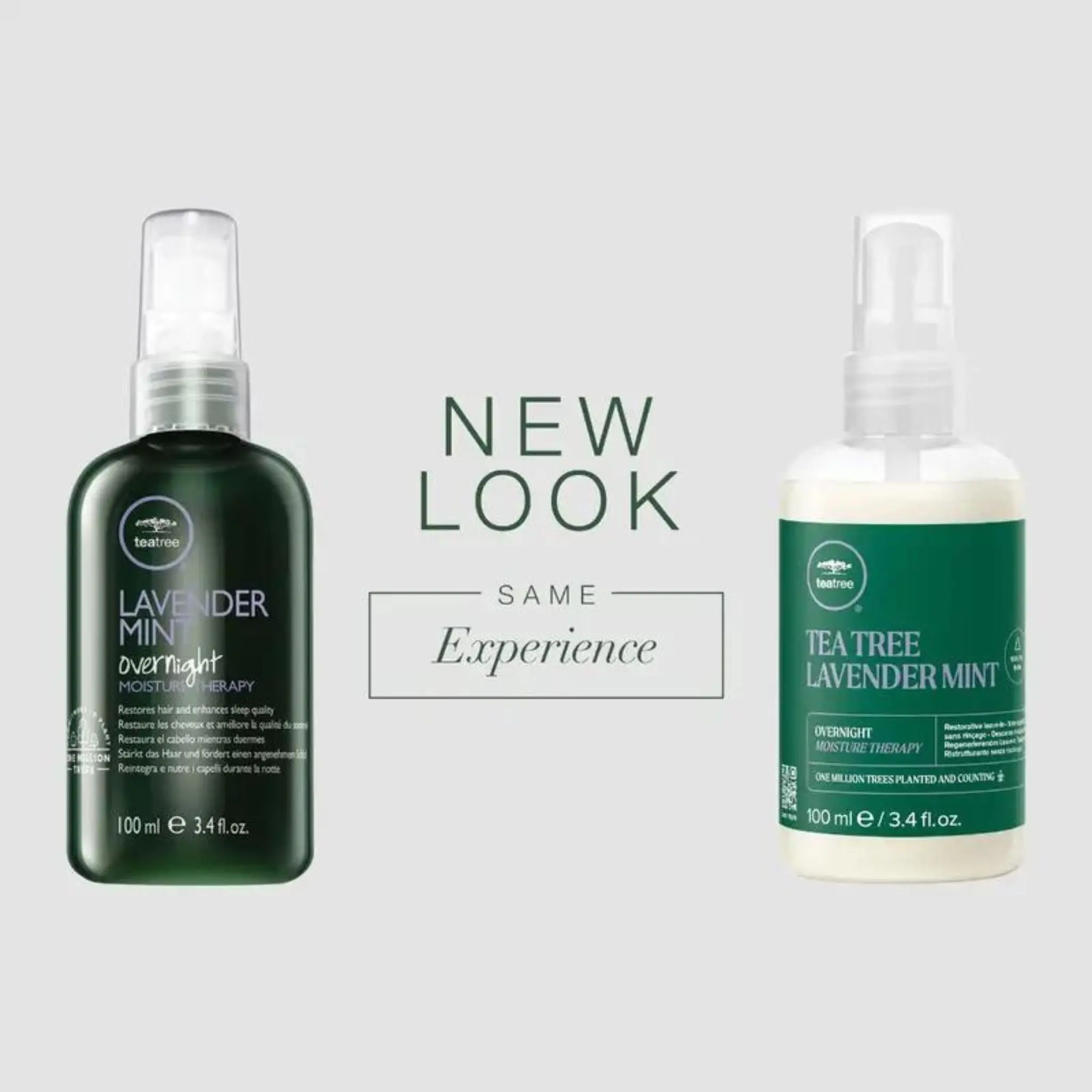 Tea Tree Lavender Mint Overnight Moisture Therapy, Leave-In Treatment, Restores Hair + Enhances Sleep Quality, For Coarse, Curly + Dry Hair, 3.4 fl. oz.