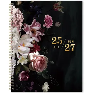 2025-2027 Monthly Planner - 9'' x 11'', JUL. 2025 - JUN. 2027, 2 Year Large Monthly Calendar Planner 2025-2027 with Tabs, -wire Binding, Useful Inner Pocket,  Paper