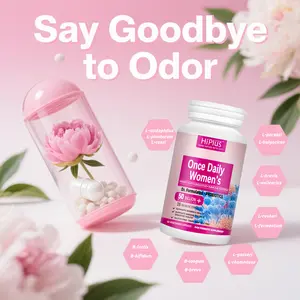 Women's Probiotics - 60 Count (Pack of 1) - Prebiotic and Probiotic Capsules for Healthy pH Balance and Odor Once Daily Dr. Formulated Probiotics for Women 50 Billion CFU 16 Probiotic Strains , Vaginal & Immune Health, Dairy Free