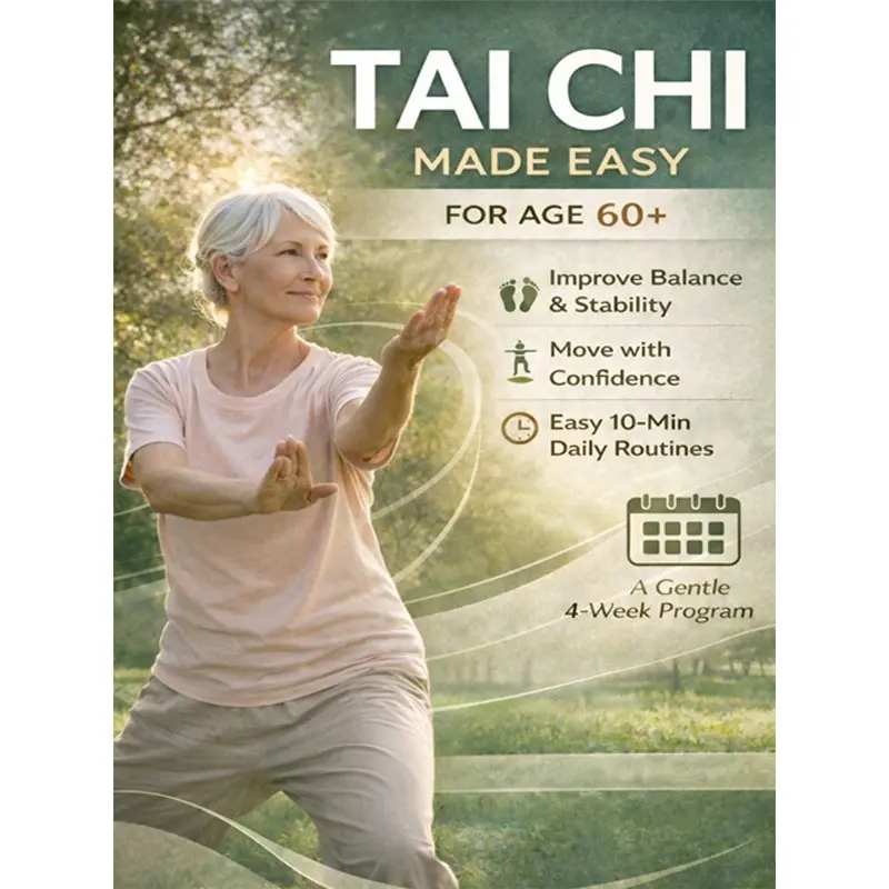 Tai Chi for Seniors over 60, 10-Minute Easy Chair and Standing Exercises, Fall Prevention, Balance Improvement, Leg Strength and Flexibility