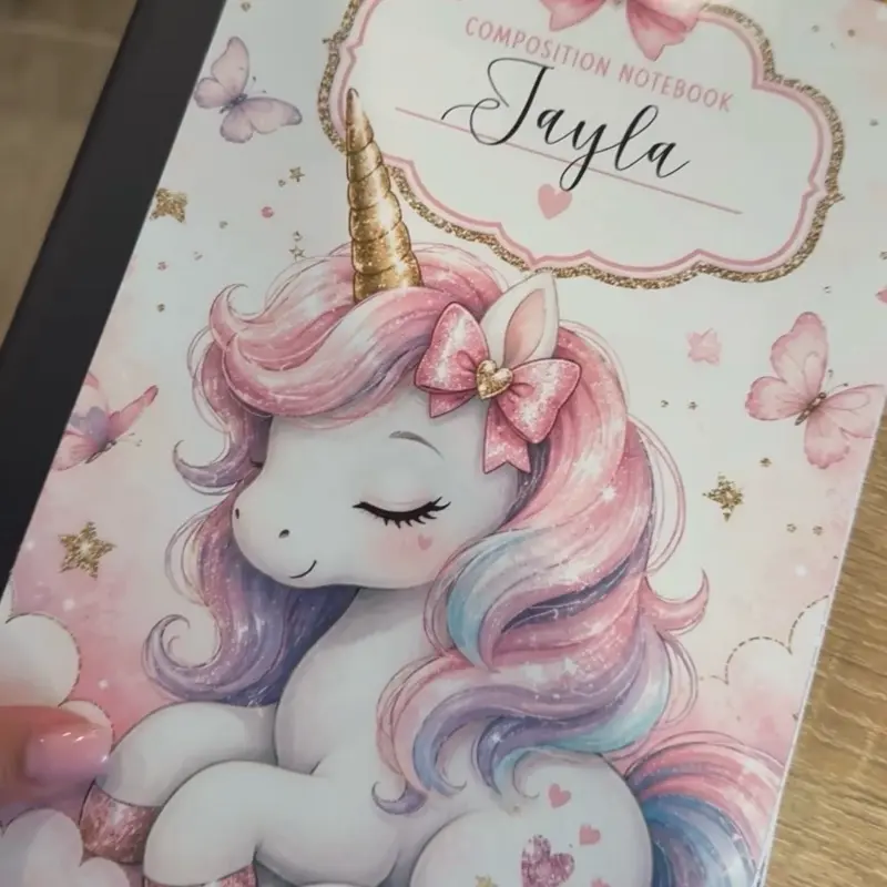 Custom composition notebook