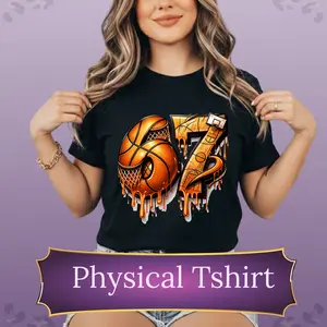 Basketball Drip Graphic Tee