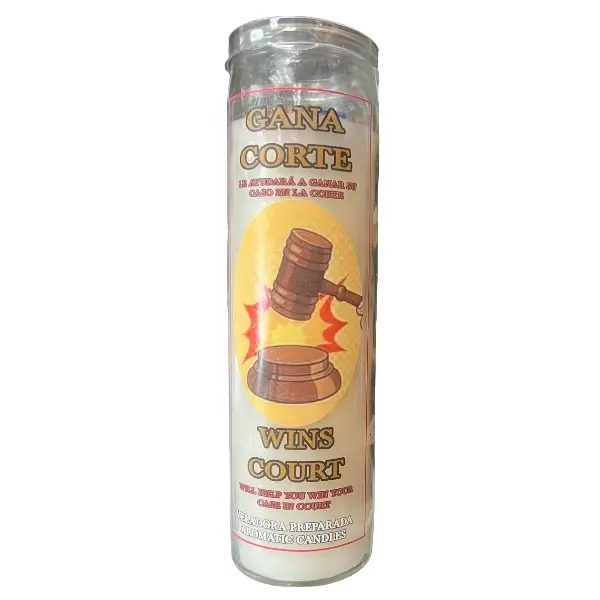 Candle Perfume - Veladora Preprada - Gana Corte Decor Ornaments Home Fragrances Decoration