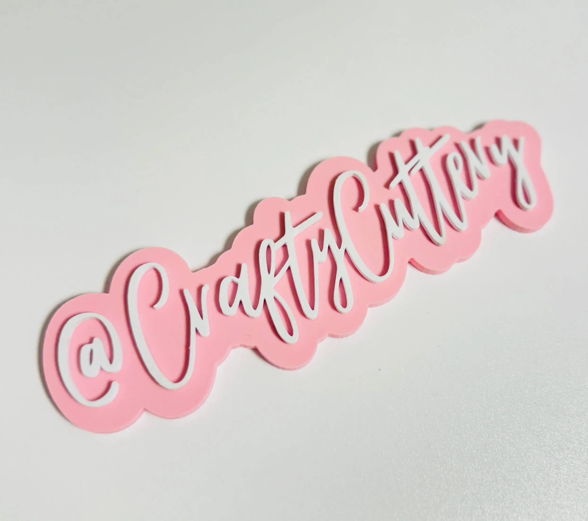 Custom Name Plate – Personalized 3D Printed Decor