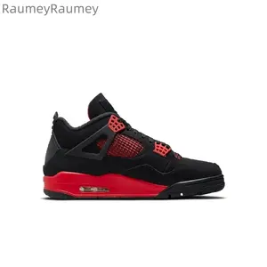 Retro 'Red Thunder' New Lace Up Men's Breathable Outdoor Sneakers Casual Running Shoes