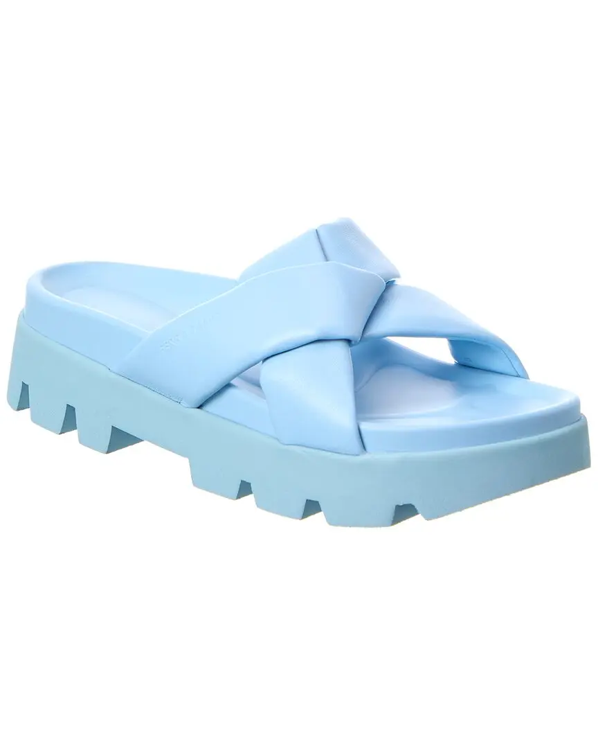 Ferragamo Air Lug Leather Sandal