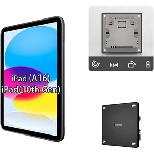 Stand Wall Mount Charging Kit for Apple iPad 10th 10.9‑in & iPad (A16) 11 in – Magnetic Tablet Wall Mount with 15W Fast Charging, TPU Protective Case, Smart Home Hub Integration