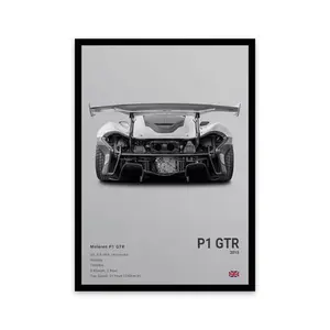 Mclaren P1 GTR poster, home decoration Room Gift