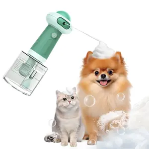 [Creator Pick] Electric Dog Cleaning Foam Machine, Automatic Dog Soap Dispenser for Bath, IPX7 Waterproof Dog Bath Supplies for Dog Cat Puppy Children