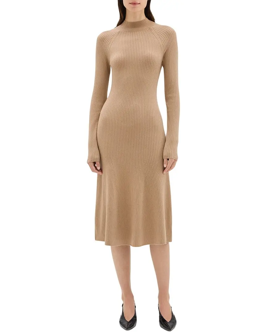 Theory Flare Midi Dress