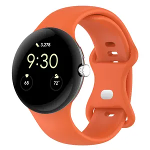 Silicone Watch Bands for Google Pixel Watch 1 & 2 – 13 Vibrant Colors