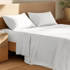Bare Home Organic Cotton Percale Sheet Set