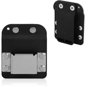 Drill Holder Clip for Tool Belt, Quick Grab or Hang Tape Measure Belt Clip Fits Up to 2" Tool Tape Measure Holder for Impact Driver Nailer Cordless Drills High-Altitude Work (Black)