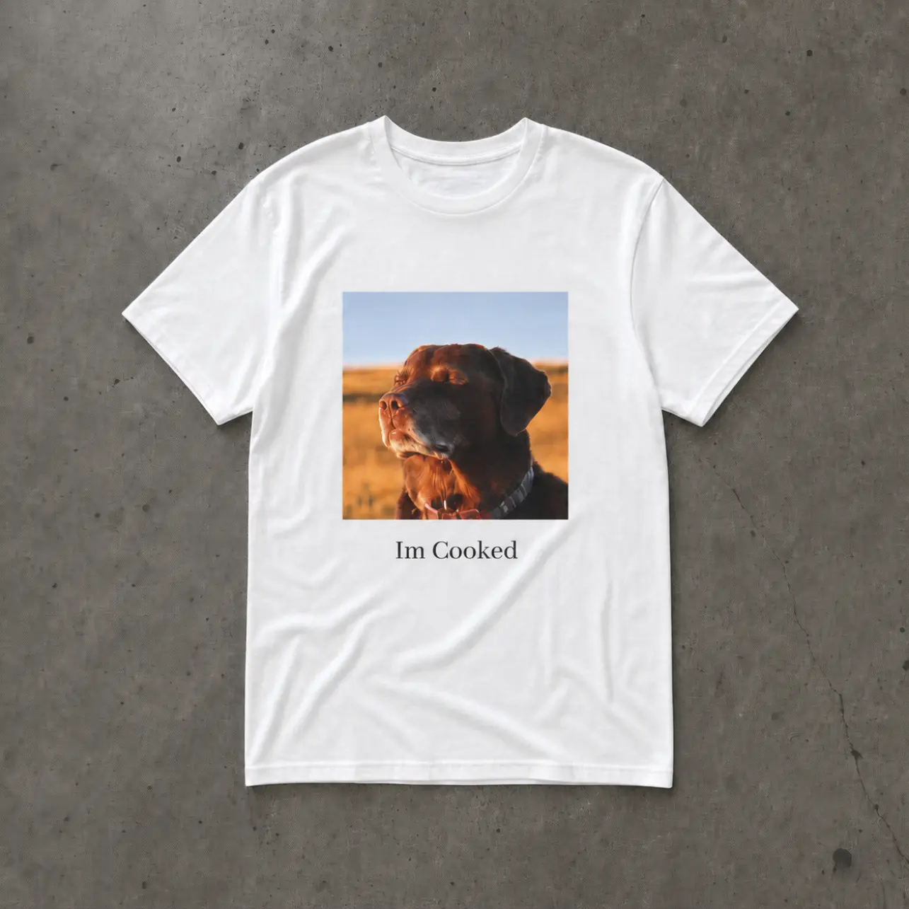 "Im Cooked" Meme T-shirt 100% Cotton