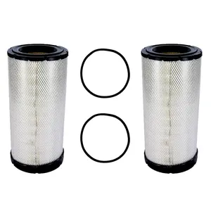 TORQUE Engine Air Filter 23.6" x 11.4" for Select semi Truks Replaces RS3539 AF25247 LAF4816 46843 6843 CA8180 DN LAF4816 2191 85114076 2 PCS (TR520-EF)
