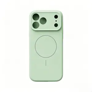 Compatible with Apple iPhone 17, iPhone 17 AIR Slim Ring Protective Case, Liquid Silicone Magnetic 17 Pro Max Lightweight