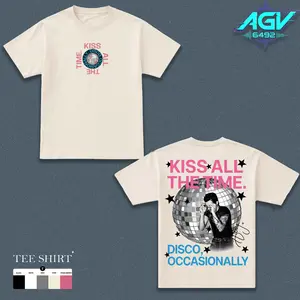 Harry Styles Kiss All the Time album unisex shirt 2026 Summer O-neck Men's Y2k Hip Hop Casual Streetwear Short Sleeve Tshirt fan gift