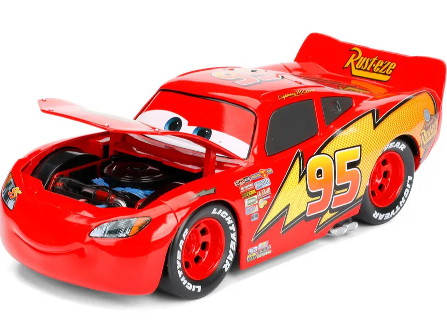 Lightning McQueen #95 Red "Cars" Movie "Hollywood Rides" Series Diecast Model Car by Jada