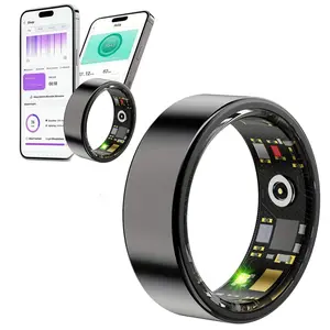 Ring air sleep and fitness tracker, Wearable Pedometer, unisex smart ring, no app fee, 6-day battery life