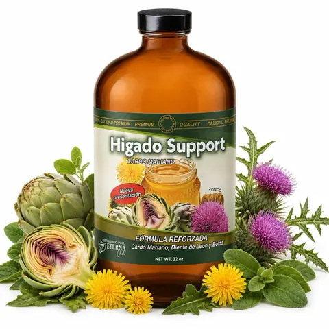 Premium Higado Support Herbal Supplement, 32 oz Natural Fitness Support