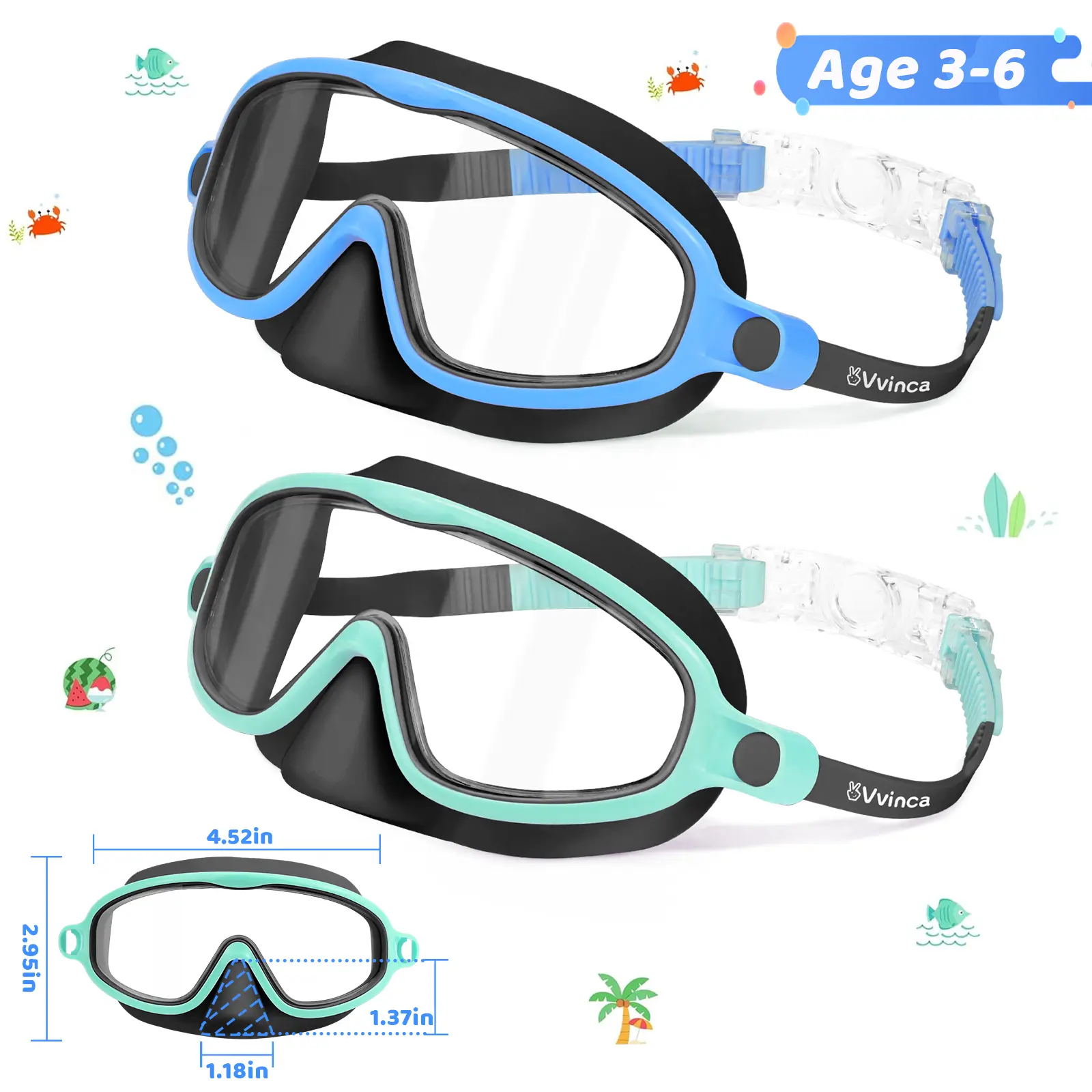 05-black Blue& Black Green（For kids 3-6）