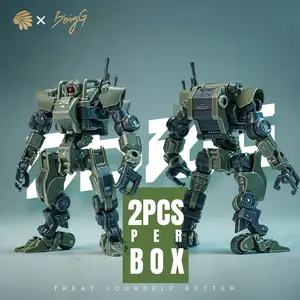 2-Pack Industrial Fan Armor Model Kit, 7cm Multi-Joint Robot Figure, Articulated Figures, Geek Desk Decor, Collectible Robot Handmade Model, Men's Gift, Action Figure Set