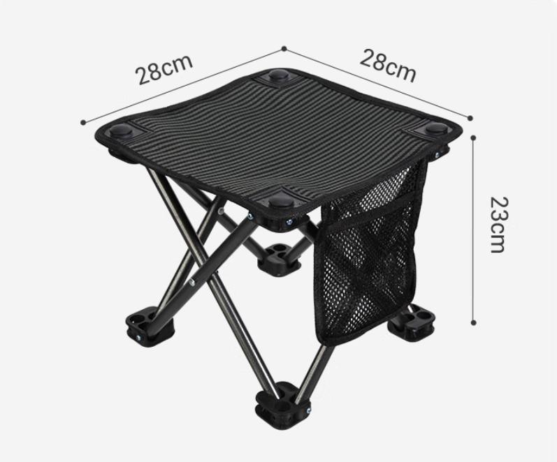 KingCamp Camping Stool – Small Portable Folding Stool, Mini Lightweight Backpacking Lounging Chair for Outdoor Camping, Hiking, Fishing, Travel, and Picnics