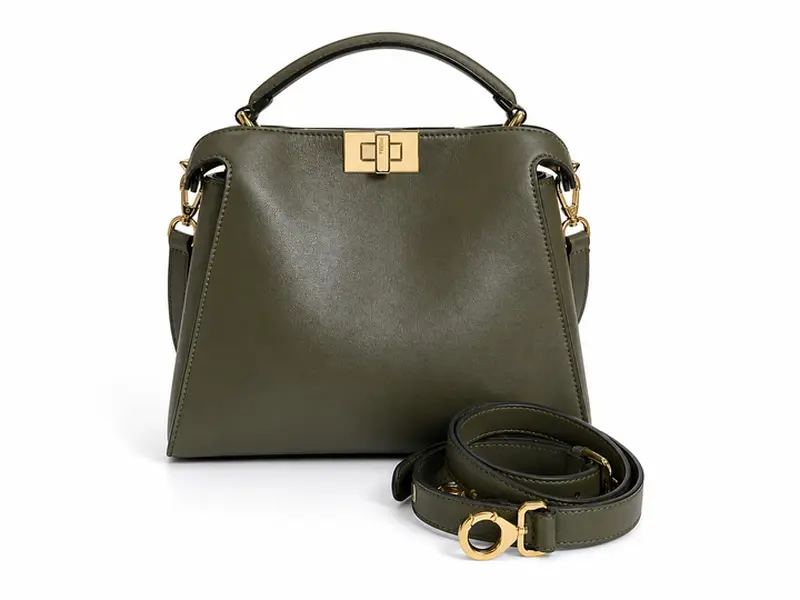 Pre-owned Leather Crossbody Bags Peekaboo Small Bag