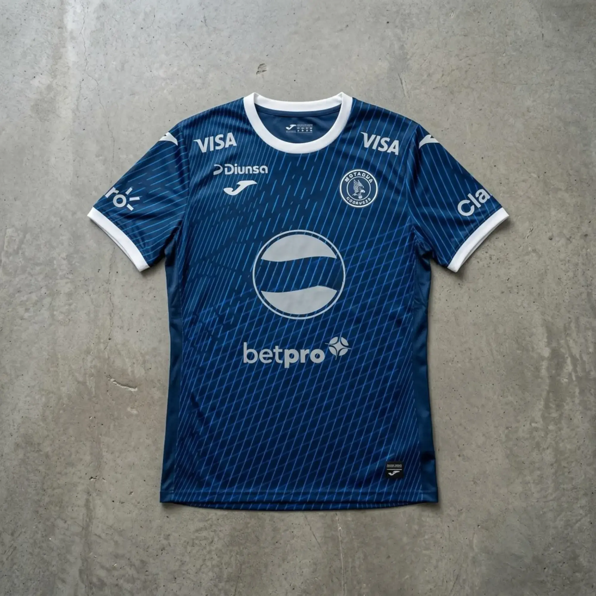 [Hot] - FC Motagua 2025-26 Home Soccer Jersey - Full Print Logo