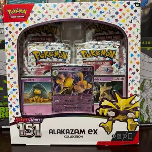 151 Alakazam EX Collection  4 Pack Break!