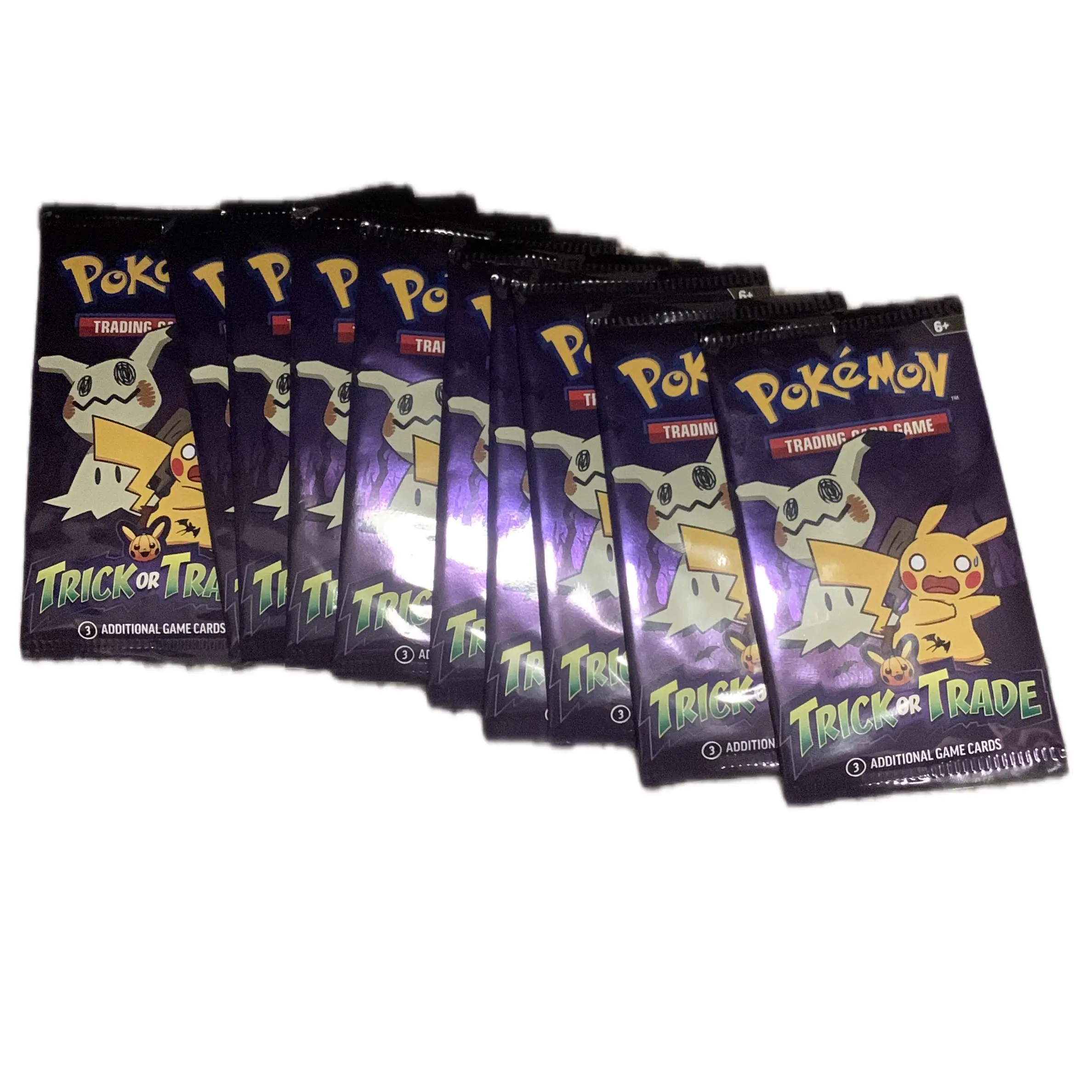 10 packs of trick or trade booster packs