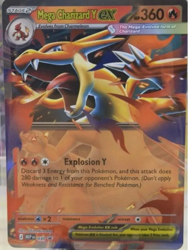 Mega Charizard Y EX Promo Card
