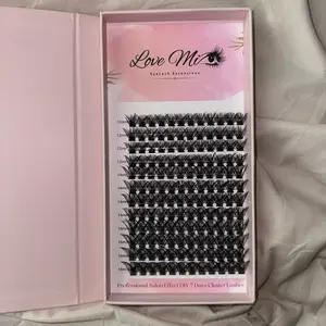 DIY lash extensions , cluster lashes Doll Style Long 12-16mm, eyelash extensions, doll eyelashes  Eyelashes Extensions