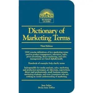 USED-Dictionary of Marketing Terms (Barron's Business Guides) by Jane Imber (Vinyl Bound)