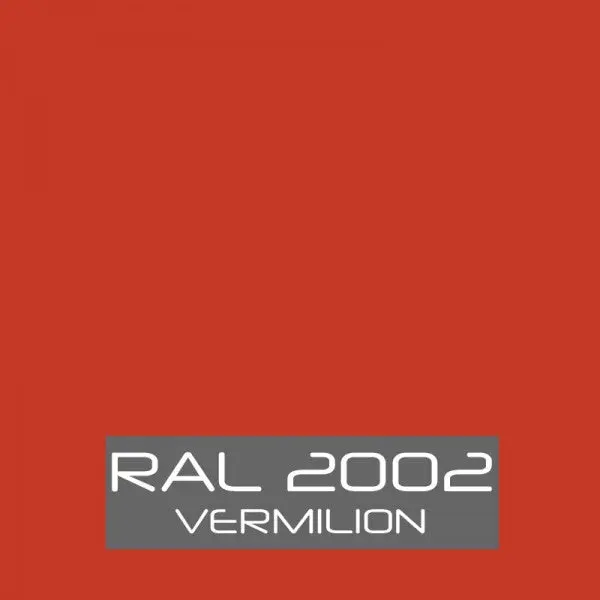 RAL 2002 Vermilion Orange Powder Coating Paint 1 LB