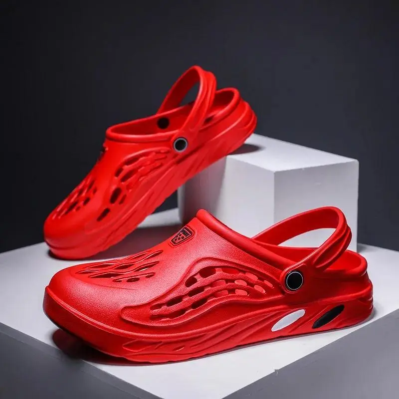 Male Slippers EVA Outdoor Vacation Simple Sandals Indoor Anti-slip Waterproof Clogs Off White Shose Summer Platform Shoes