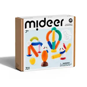 Mideer Rainbow Plus Magnetic Building Sticks 32P