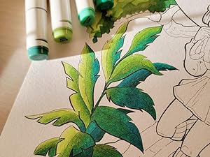 Ohuhu Alcohol Markers:  Chisel & Fine - 320 Colors - Double Tipped Art Markers for Artists Adults Coloring Drawing Sketching Illustration - Refillable - AP Certificated - Oahu Series of Ohuhu - Women's Day Gift