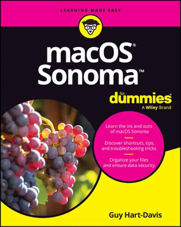 USED Book - macOS Sonoma for Dummies by Hart-Davis, Guy (Paperback) - english