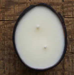 One Love Coconut Shell Candles