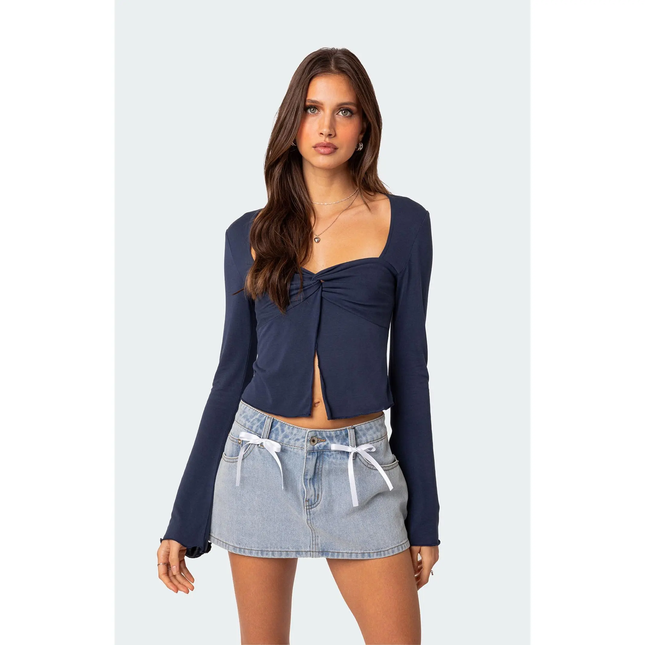 Edikted Women's Maxine Twist Front Top